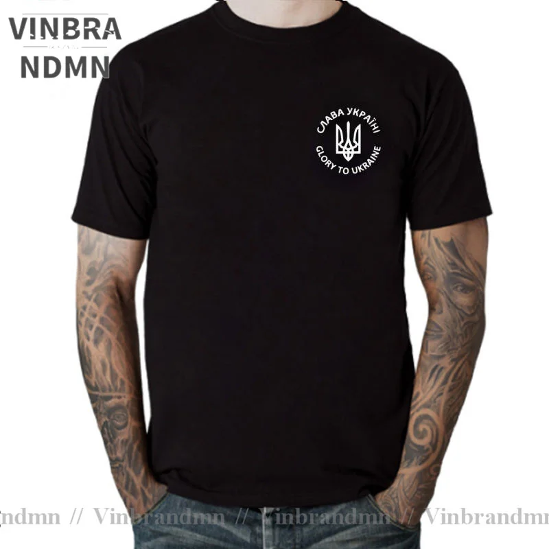 Slava Ukraini Glory To Ukraine camiseta ucraniana para hombres Tridente de Ucrania сла mascotasні camiseta hombre 2023 nueva camiseta de moda de verano