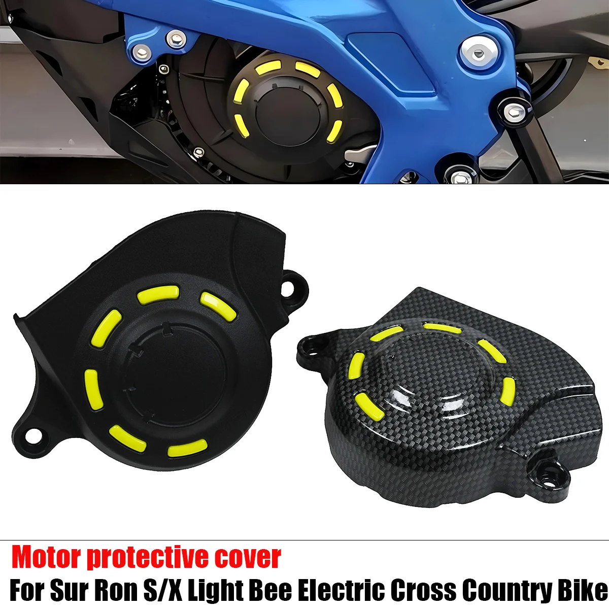Electric Dirt Bike Motor Pulley Guard Engine Case Saver Sprocket Protection Cover For Sur Ron Surron Sur‑Ron Light Bee S X