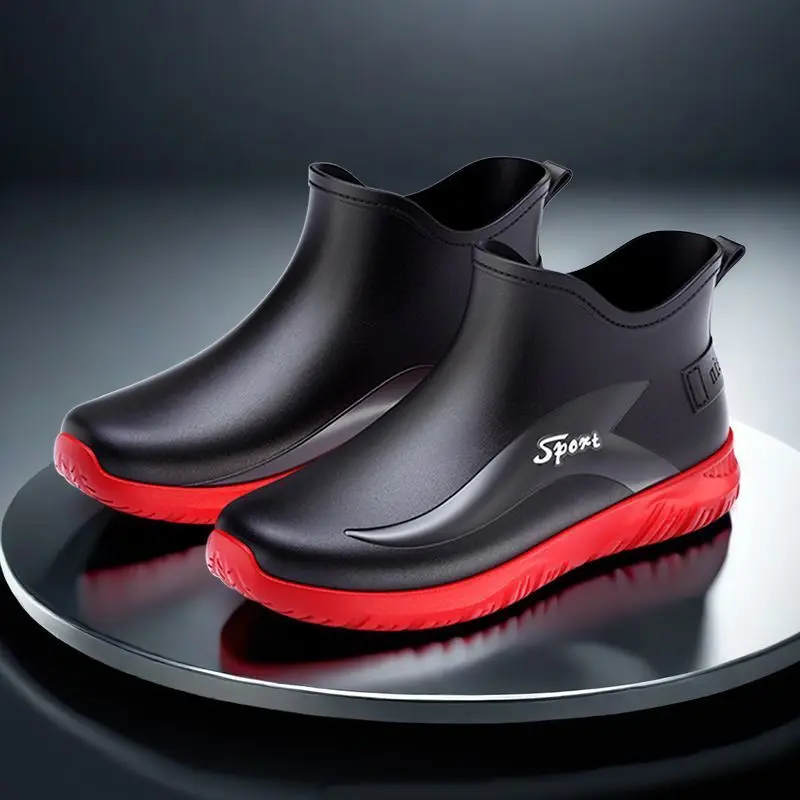 Winter rain shoes fishing equipment   zapatos antideslizantes de cocina para Chef, zapatos de pesca de diseñador de Pvc para