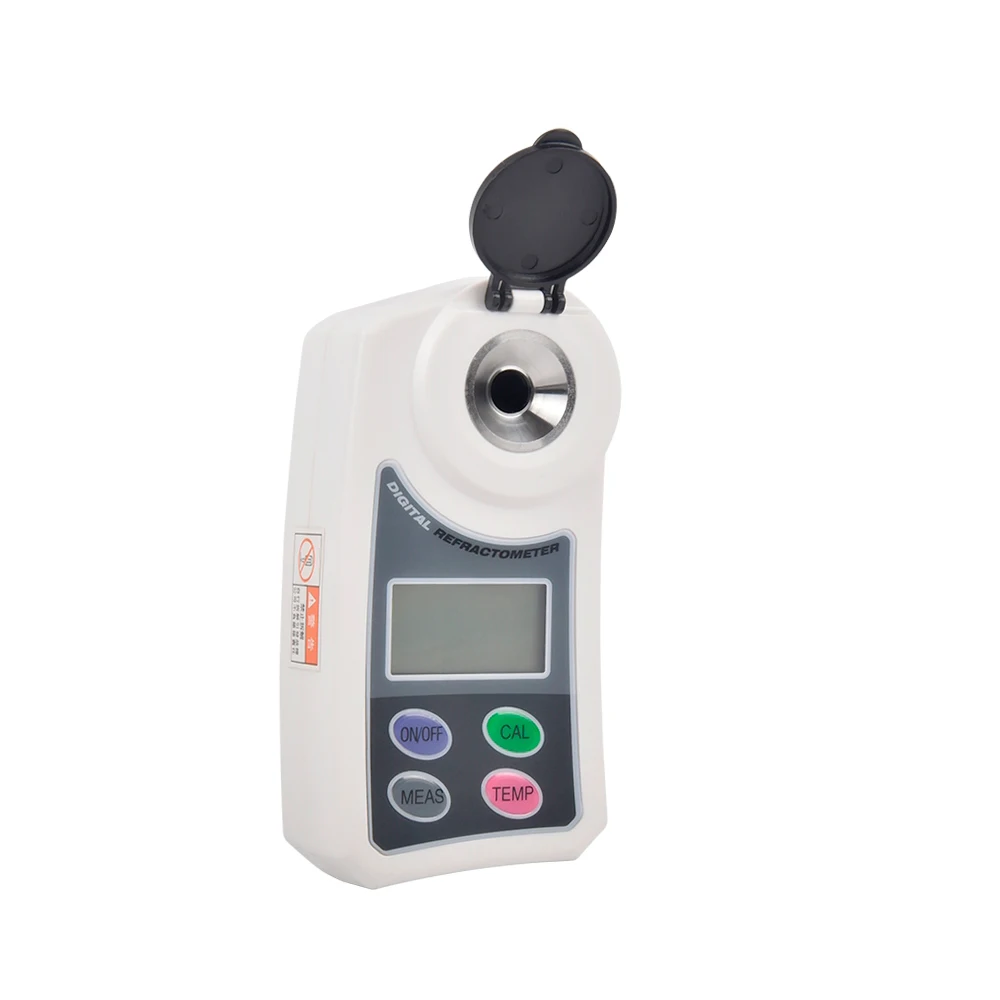 AMSZ High-Precision Digital Refractometer 0.2Brix Accuracy Sugar Content Tester for Laboratory Testing Equipment