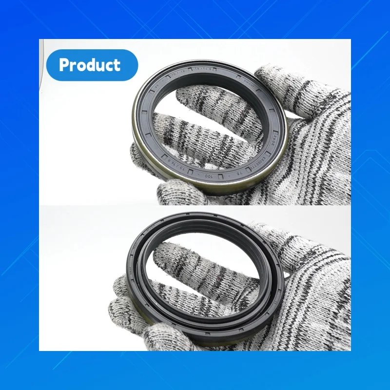 

Высококачественное уплотнение коленчатого вала DMHUI 75x100x13/14.5мм для John Deere 5E 6M CAT310L HPX815E Corteco 12019120B