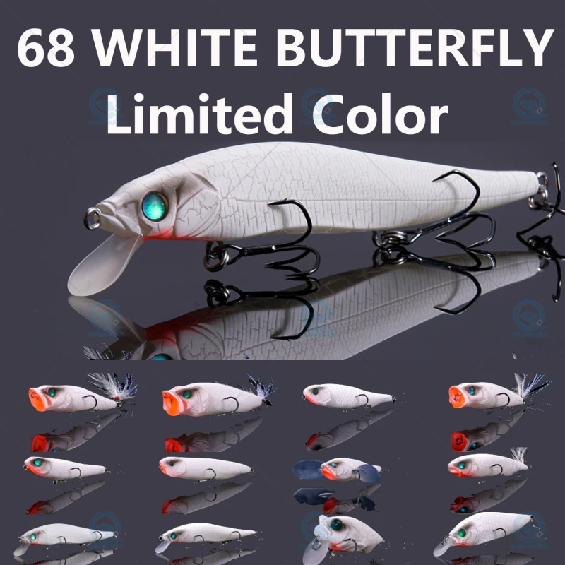 2024.10 NEW WHITE BUTTERFLY JAPAN Megabass  Limited COLOR RESPECT68 Fishing Lure BASS ONETEN POPX POPMAX GIANT DOG-X