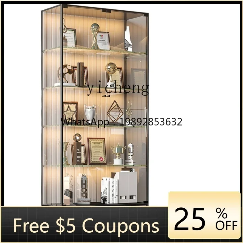 LYY  Display Stand Customized Jewelry Glass Display Cabinet Beauty Salon Cosmetics Sample Cabinet