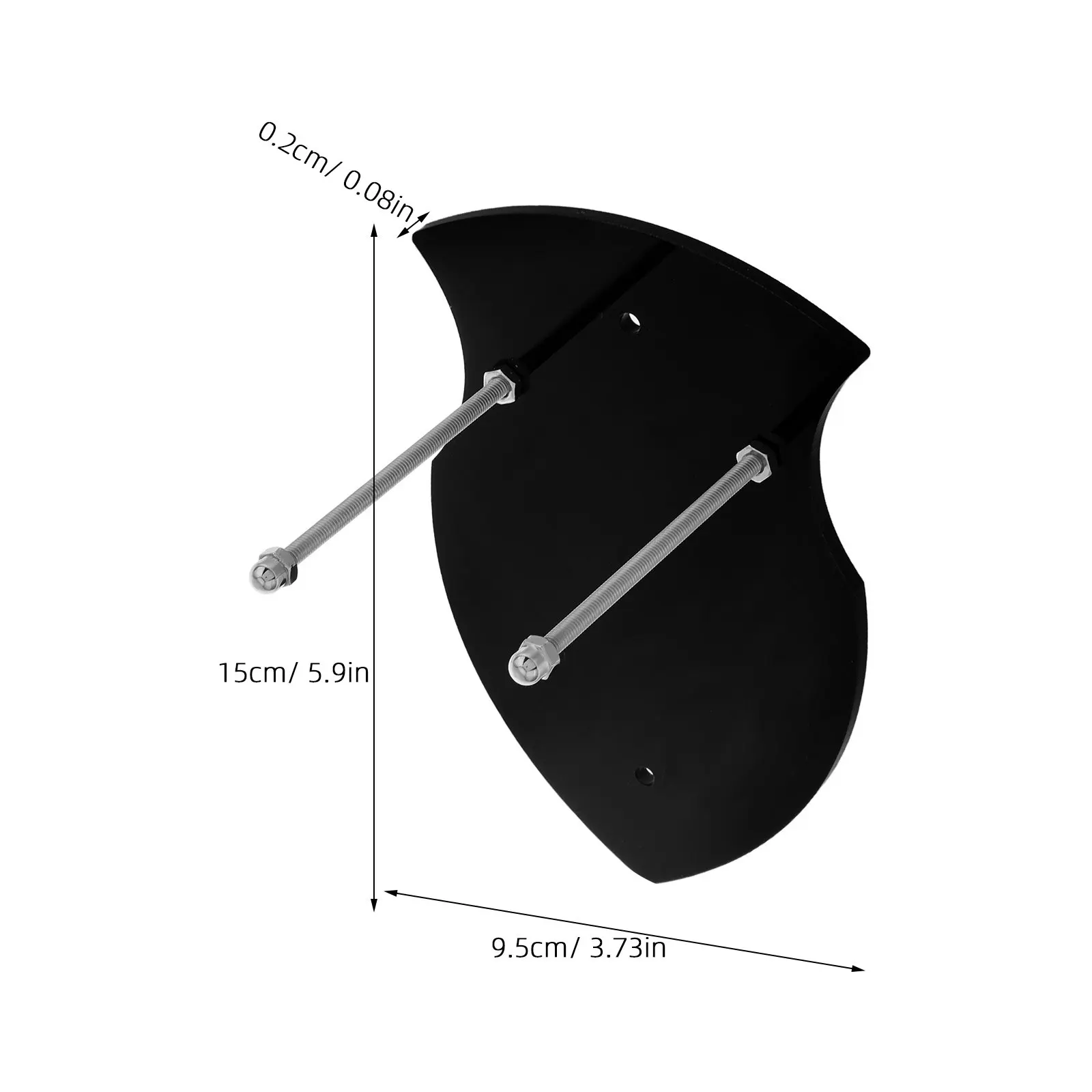 Vertical Stand Wall Mount Acrylic Display Rack for and Swords Wall Mount Display Holder