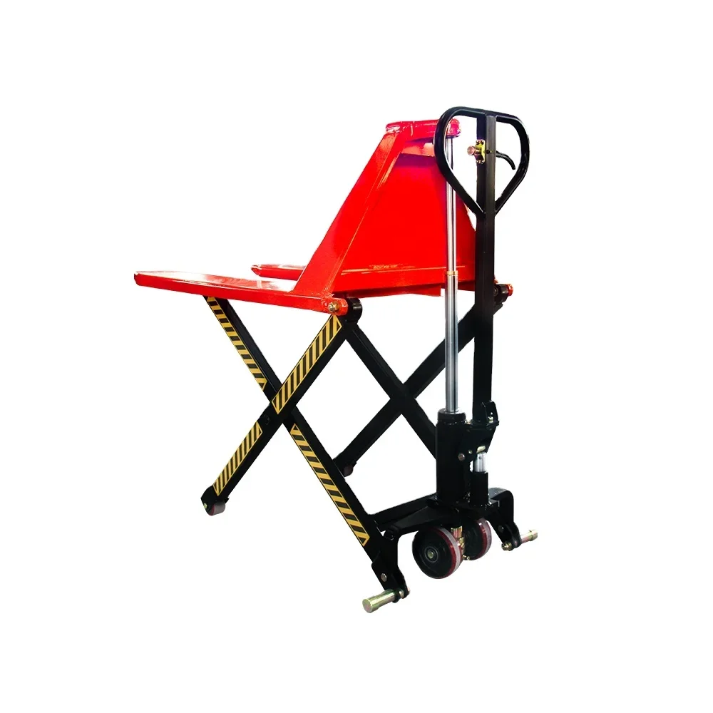 

China 1t 1.5t hand pallet jack hydraulic scissor manual lift truck