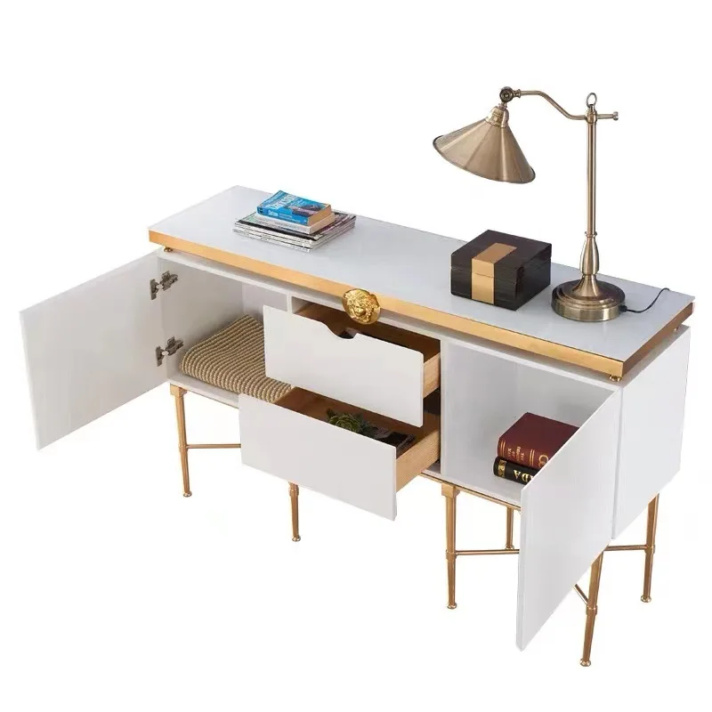 dining side cabinet modern simple entry porch cabinet living room stainless steel multi-functional locker