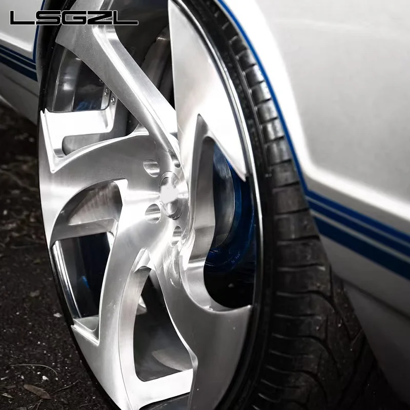 LSGZL Custom 18 19 20 21 22 Inch for chevy 5 Lug 5x112 5x114.3 5x120.65 5x127 5X130 6x139.7 Forged Passenger Car Wheels 2-piece