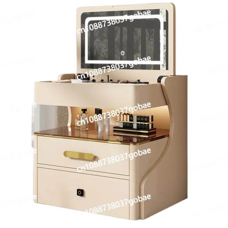 ZC Smart Dressing Table Bedside Table Integrated Simple Modern Paint Dresser Makeup Table