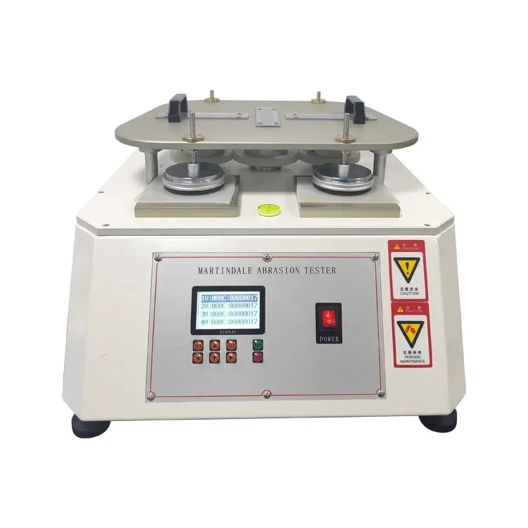 

Four-station Martindale Wear Resistance Testing Machine DIN EN ISO 12947-2-2007/ISO12947.2-1998 /ASTM D4966-2010
