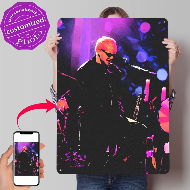 Alice in Chains 3D Texture Metal Poster Customized Wall Art Tin Sign Gift for Mancave Home Decoration Garage Accessories House