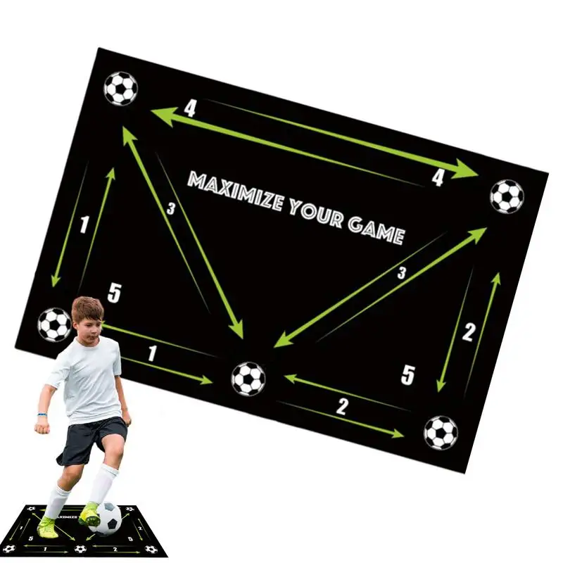 מזרנים לאימון כדורגל ציוד לאימון כדורגל לא מחליק מתקפל ילדים מבוגרים מזרנים לאימון פנימי וחיצוני