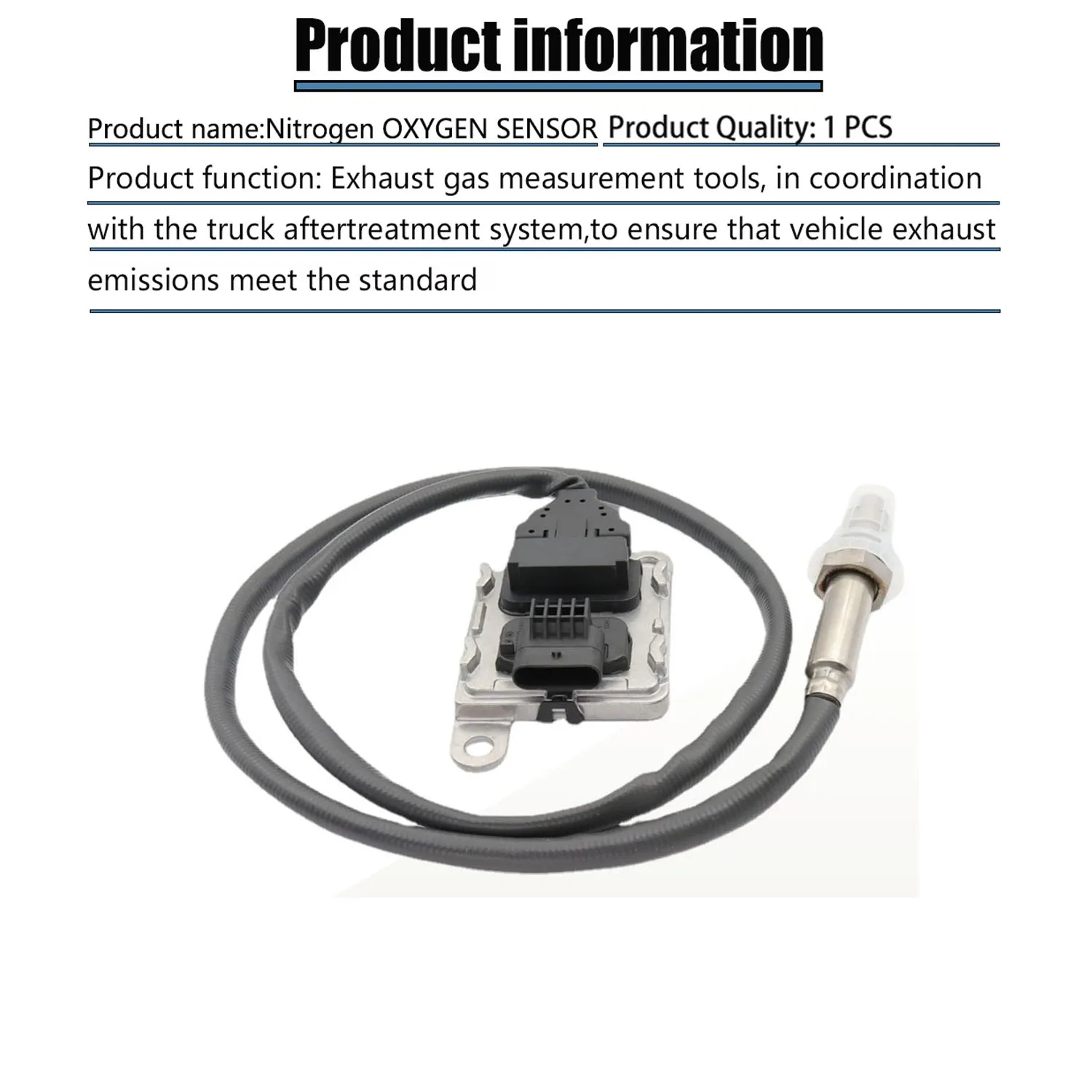 29640-2F150 Rear Nox Sensor For Hyundai Santa Fe MK4 2018-2024 KIA Sorento MK3 2015-2020 2.0 2.2 CRDI D4HA D4HB D4HE