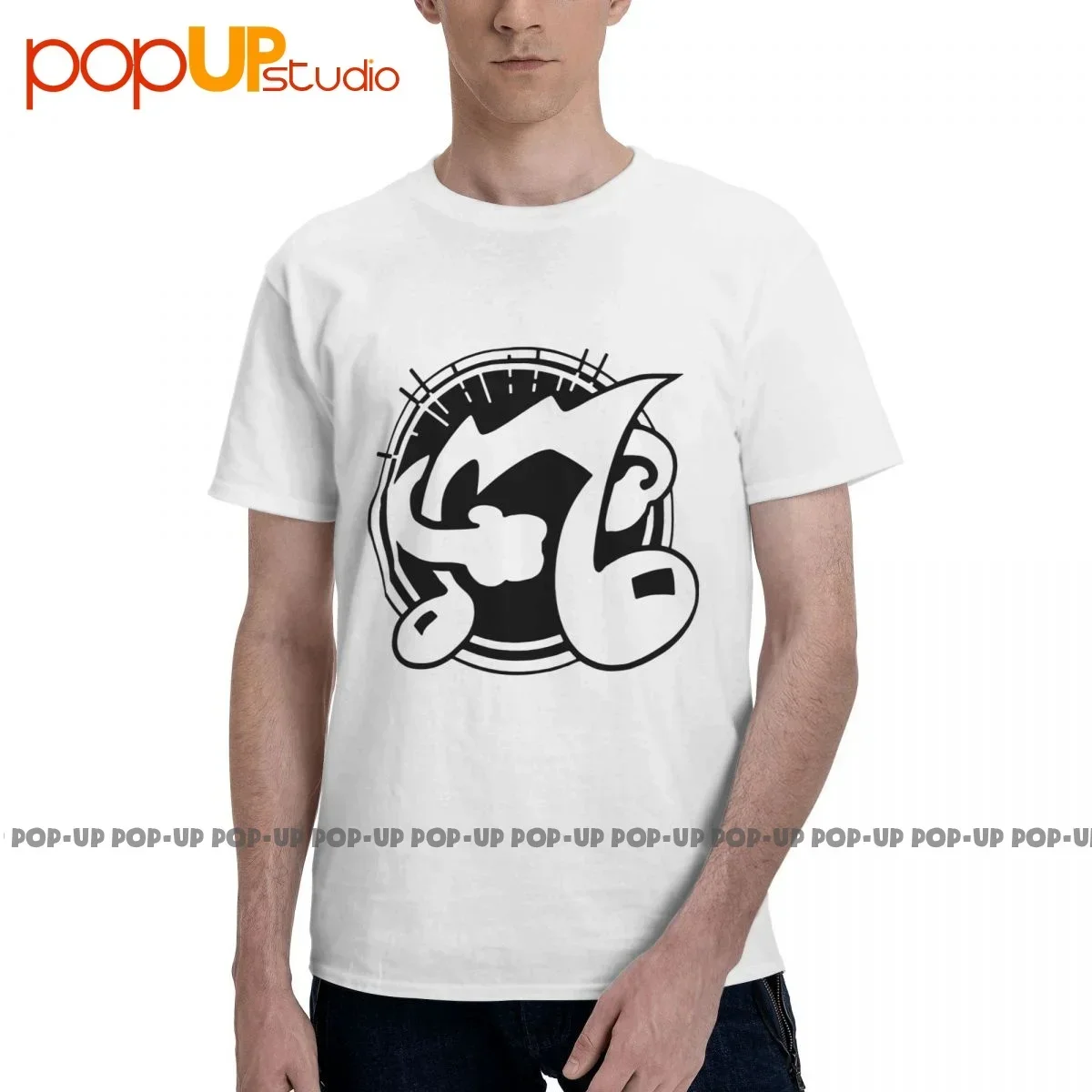 Pop Synth Synther Oberheim Round Design Print Homme T-shirt Tee Style Splicing Shirt Comfortable