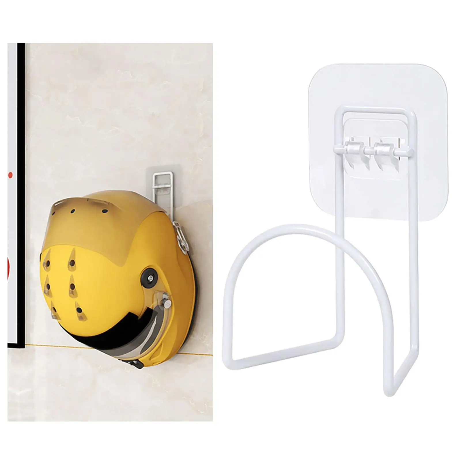 

Держатель для мотоциклетного шлема, крючок для куртки, кепки, шапки, металлический дисплей, универсальная белая стойка для хранения, органайзер, крючок, вешалка для шлема