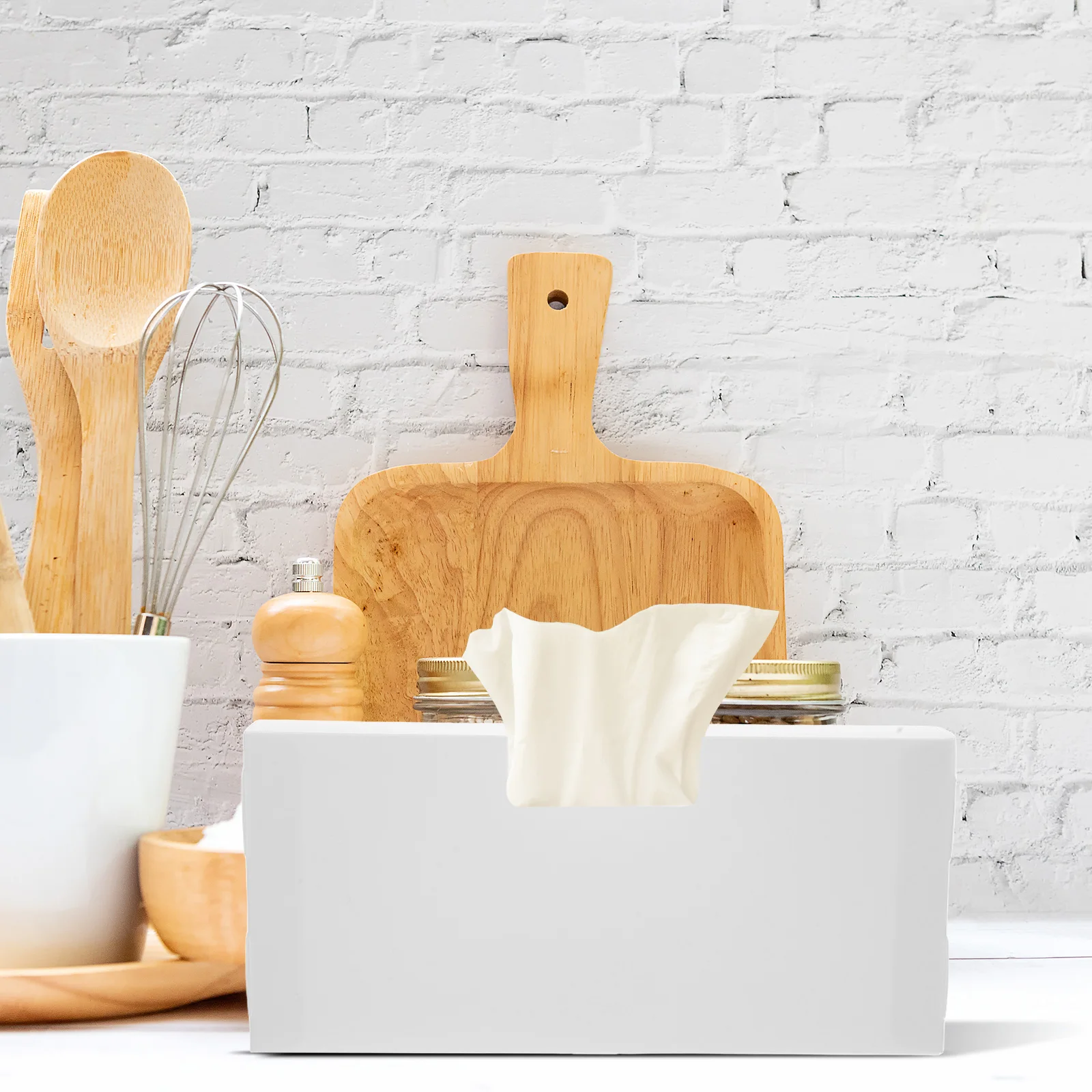 

Garbage Bag Storage Box Trash Holder ganizer Kitchen Plastic Containers Foldable Gloves Storage Container