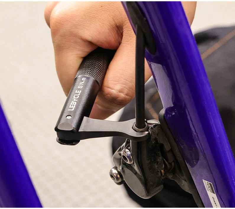 LEBYCLE Fahrrad-Hydraulikbremsen-Drehmomentschlüssel 4/5/8Nm, voreingestellter Drehmomentschlüssel für Shimano, SRAM, Magura Fahrradbremsen-Schlauchwerkzeuge – Detail 10