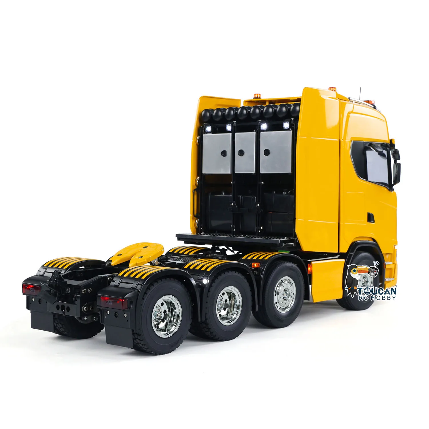 770S RC Tractor Truck 8X4 1/14 Remote Control Vehicle 56371 TAMIYAYA DIY Lorry Cars 3-speed Smoking Unit Light Sound Model Toys