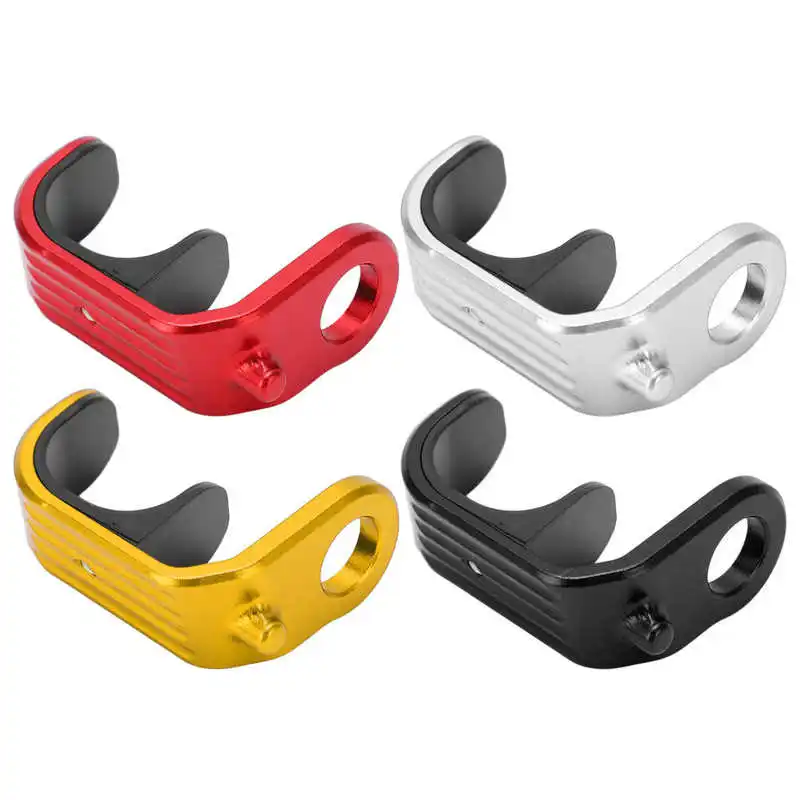 MEIJUN Bicycle E Shaped Buckle Aluminum Alloy Plastic Polished Lightweight Design Bicycle Hook E Buckle for Brompton