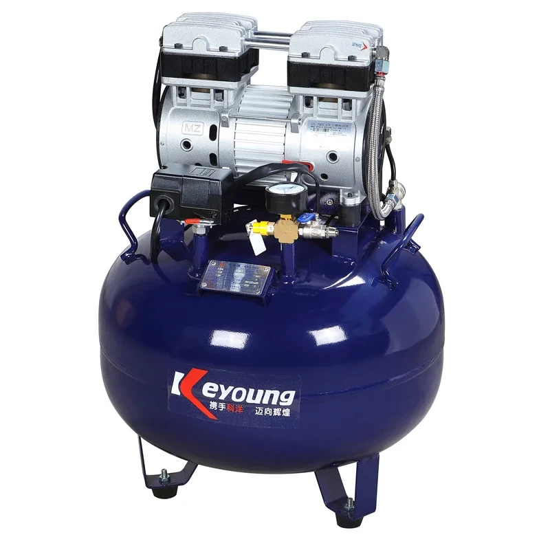 

40L Oil Free Medical Air Compressor With Piston Type Silent Oil Free Air Compressor Motor For de-tal Use