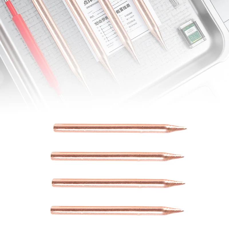 2Pcs 18650 Hand-held Lithium Battery Spot Welder Electrode Tip for High Detailed Projects