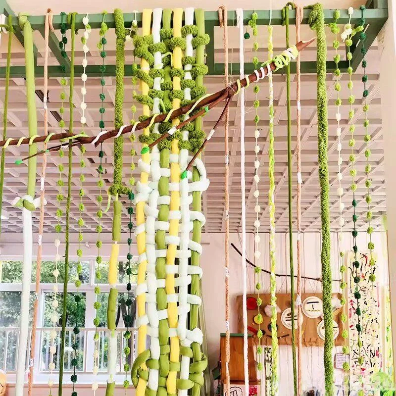 クリエイティブな編み物材料キット-大型クラスアート-手芸用糸-教室の天井装飾-ホームデコレーション-中国ブランド-fly…