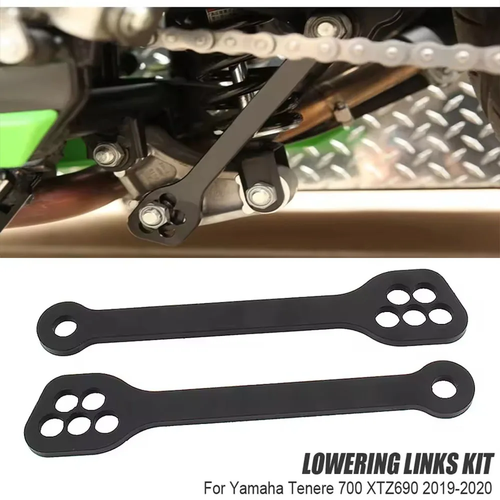Yamaha Tenere 700 XTZ 690 2019 2020 Motorcycle Lowering Link Kit Rear Suspension Cushion Drop Connect Linkage for Enhanced Ridin
