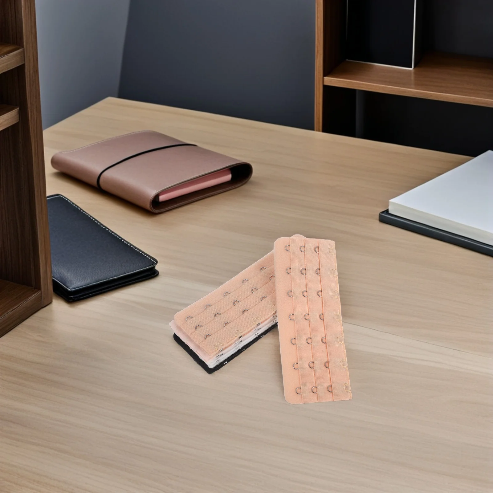 

8Pcs Bra Extender 7 Hook Adjustable Back Band Extension Soft Elastic Nursing Maternity Bra Strap Extender Black