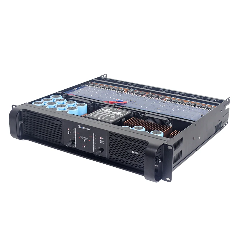 

14K 2 Channel Subwoofer Bass Transistor Amplifier High Power 2U Professional Sound Amplifier