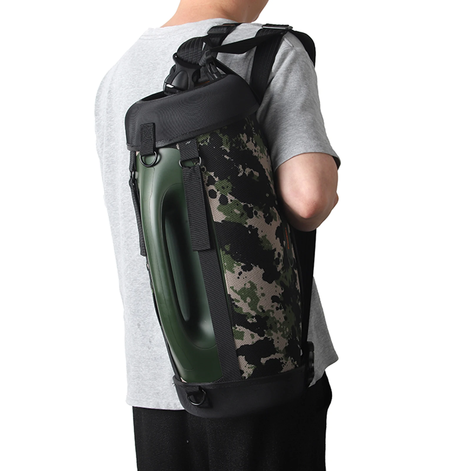 Für Boombox 4 EVA-Lautsprecher-Tragetasche mit 3 Schultergurten, wasserdichte Schutztasche für Outdoor-Picknicks – Detail 7