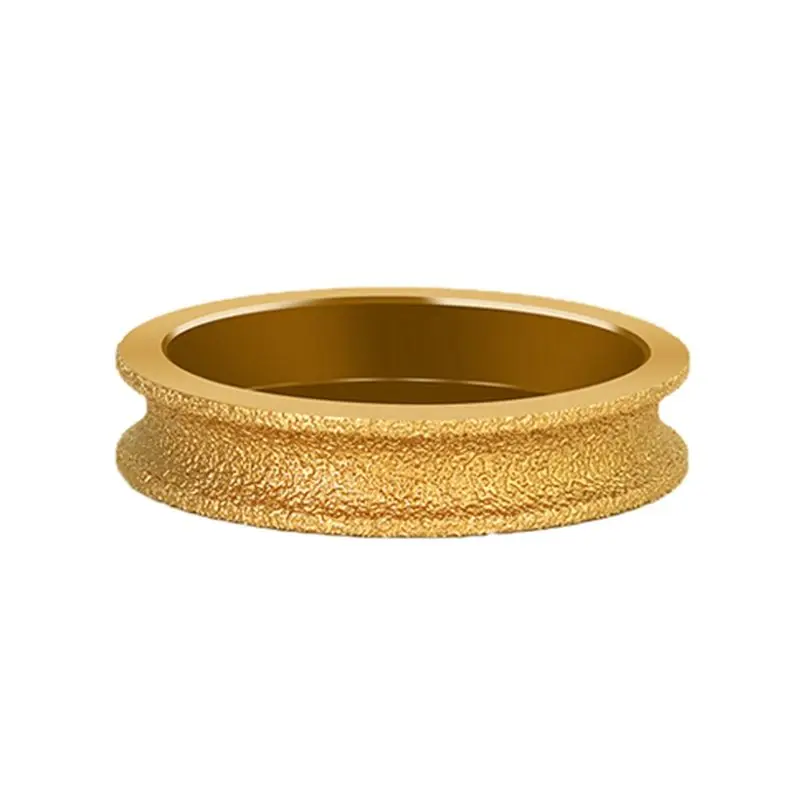 [NEW!ABAG】 10Mm Thick Gold Brazed Diamond Angle Grinder Stone Grinding Wheel Used For Angle Grinder Grinding Wheel Tool Durable