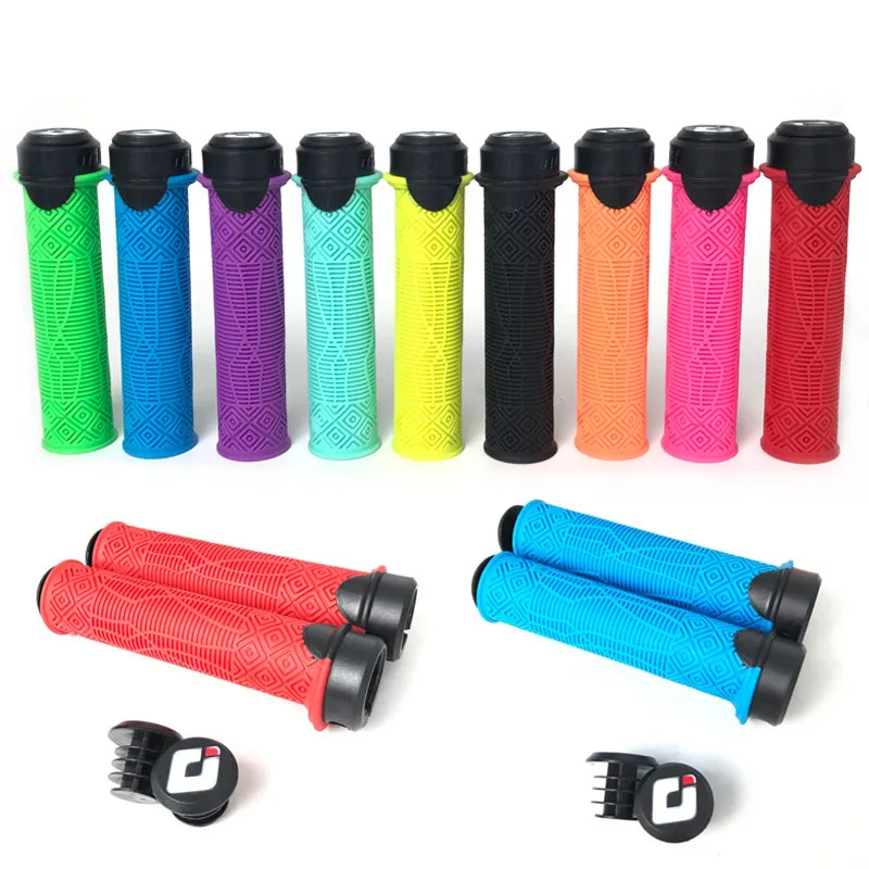 

2023 ODI Bicycle Grips multiple colors Rubber plus metal Durability Grips locked grips cycling handlebar grips COMMON PARS