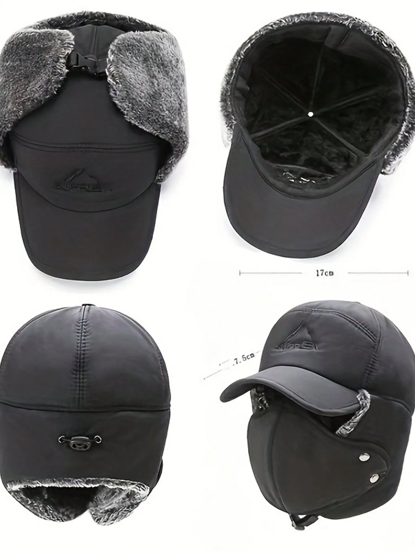 شتاء جديد قبعات الموضة الرجال السفر في الهواء الطلق ركوب قناع الباردة لي فنغ قبعة بالإضافة إلى المخملية مبطن الدافئة حماية الأذن قبعة شمال شرق.