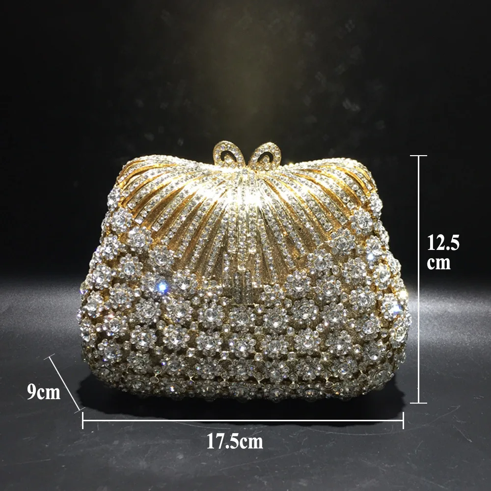 New Dinner Bag Trendy Rhinestone Bag Fashionable and High-End Shoulder Handbag Women's Bag image 3