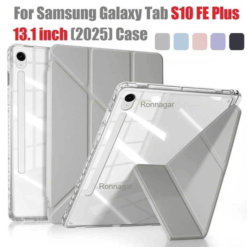 

Чехол-книжка Y Fold для Samsung Galaxy Tab S10 FE+ Plus 13.1 дюйма 2025 SM-X620/X626, S7, S8, S9 11'', S10 FE 10.9'', S7+, S8+, S9+ 12.4''