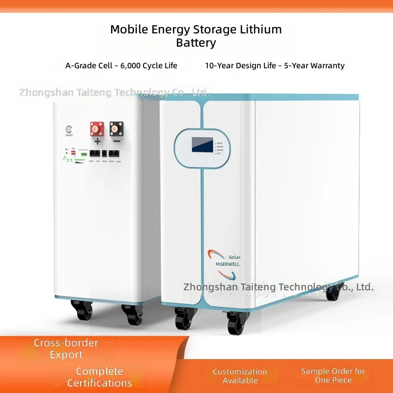 Zonne-energiesysteem energieopslag batterijpakket roltype 15 kWh huishoudelijke energieopslag grote capaciteit 51.2V300AH