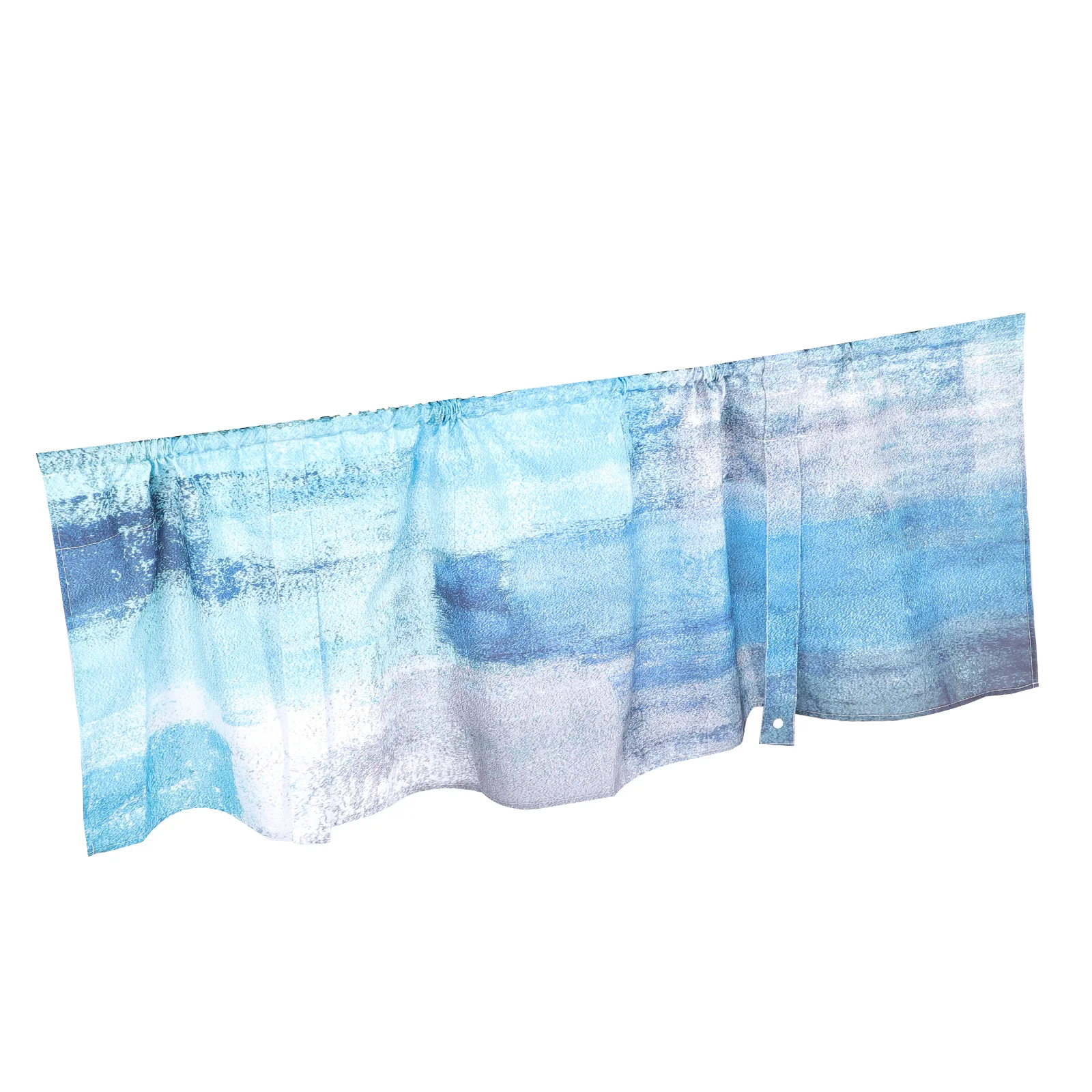 

Rustic Window Valance for Kitchen and Bedroom Cloth Material Wear-Resistant Easy Clean Short Curtain Decorative Home Window