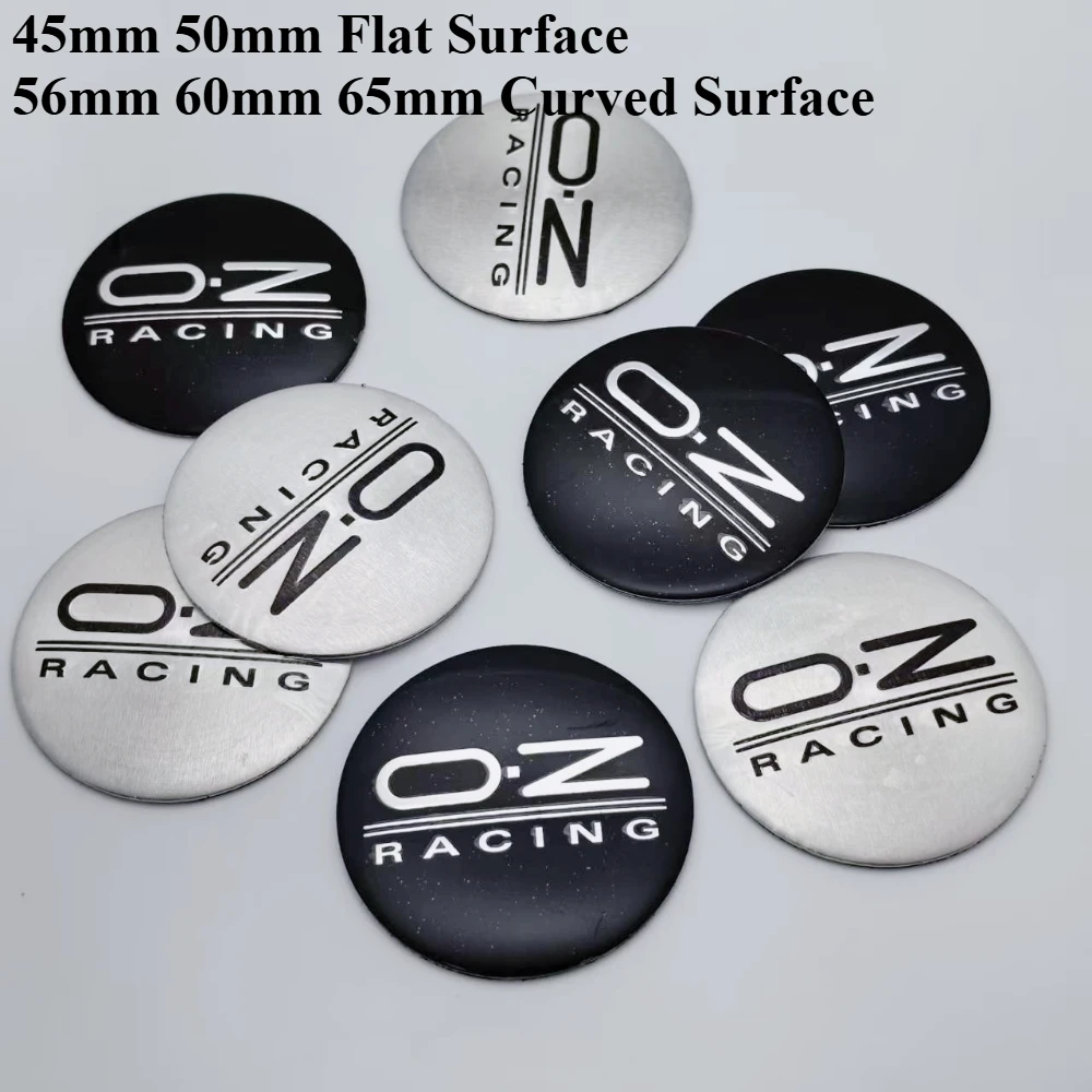 

4pcs 45mm 50mm 56mm 60mm 65mm O.Z OZ Racing Logo Emblem Car Stickers Accessories for O.Z OZ Car Wheel Center Caps Badge Replace