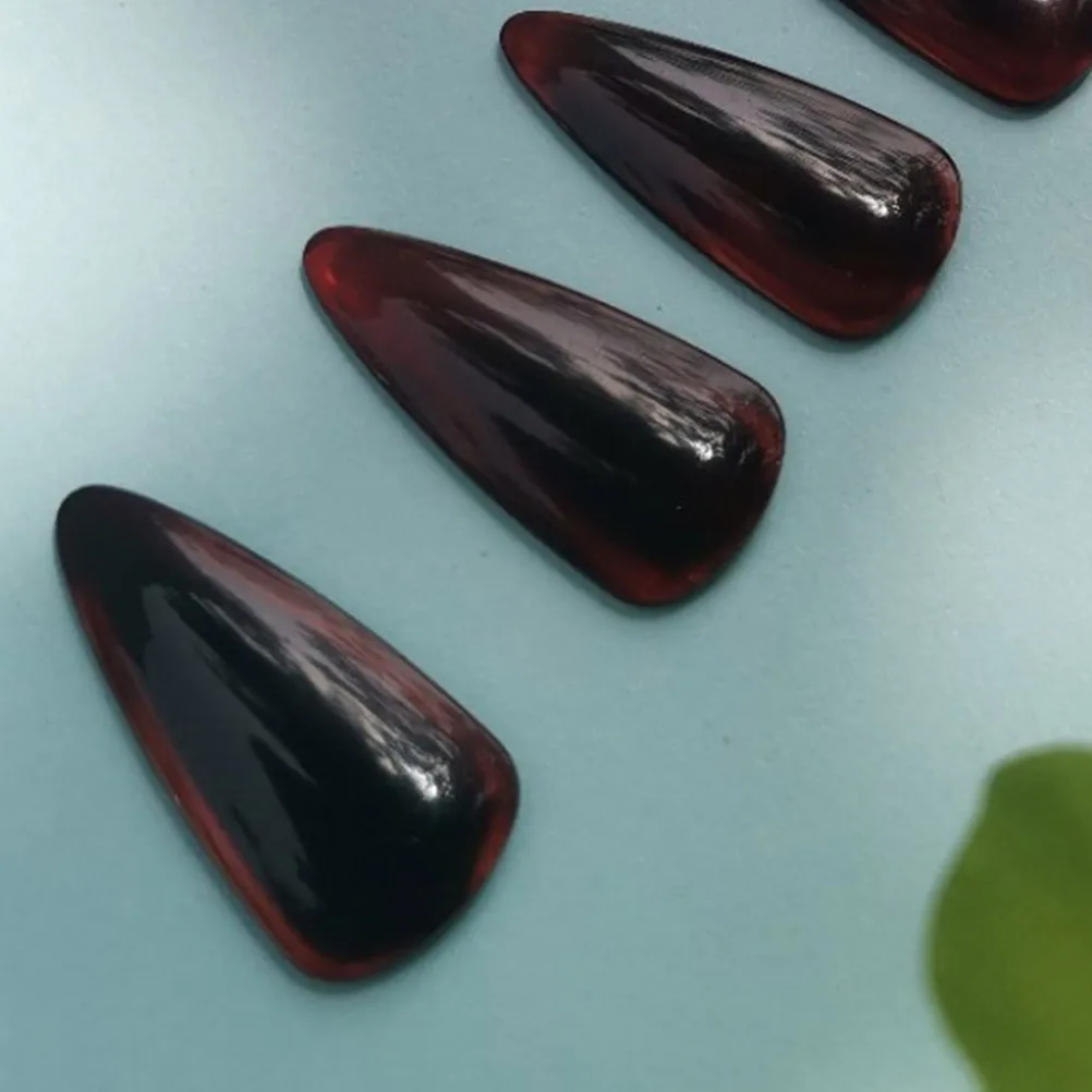 

8pcs Guzheng Finger Picks Nano Polymer Smooth Round Protector Durable Lightweight for Adults Beginners Musical Instrument