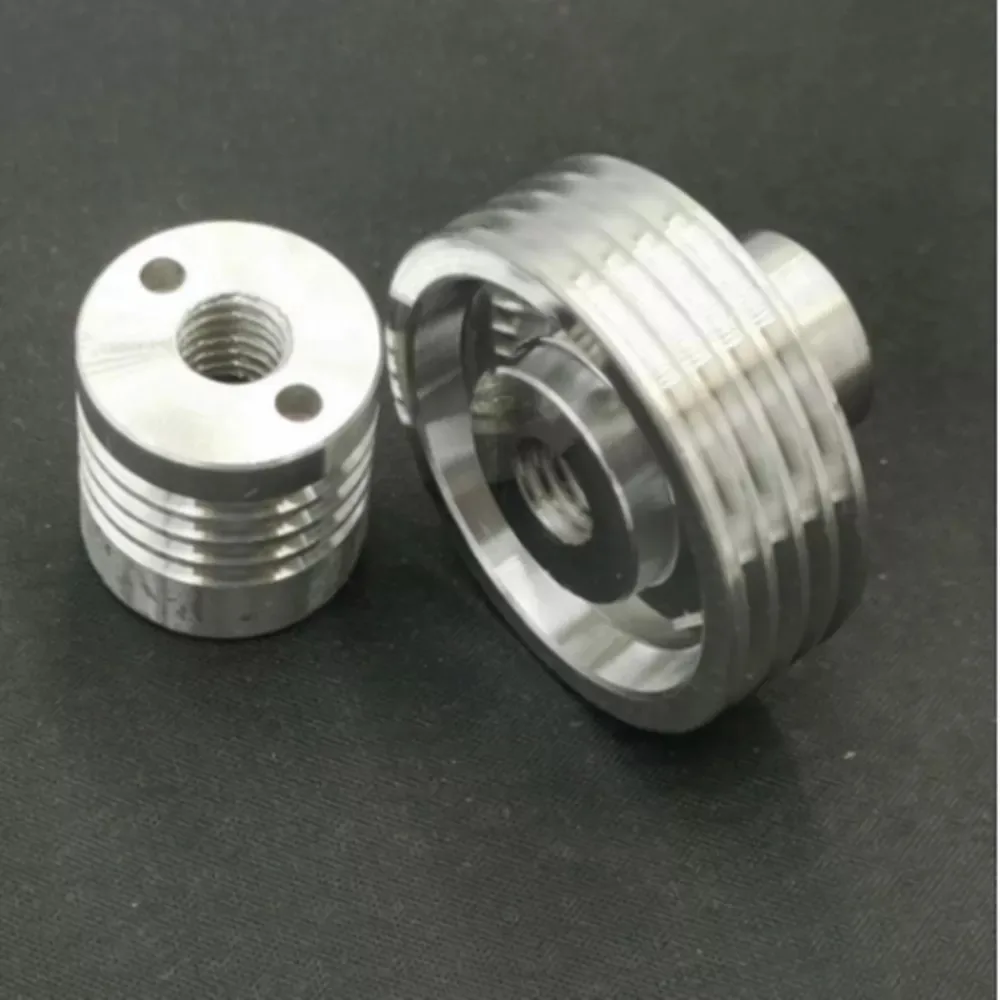 2pcs Metal Planer Cutter Head Pulley For F20 Electric Planers Power Tools Accessories 33 X 19.5mm And 19.5 X 19mm Head Pulley