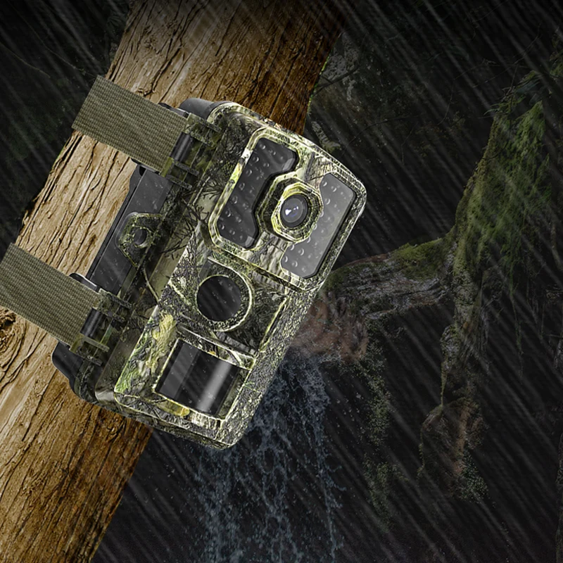 كاميرا تعقب الصيد 2K 4K IP66 مقاوم للماء الأشعة تحت الحمراء للرؤية الليلية الحركة المنشط الزناد كاميرا الأمن في الهواء الطلق مصائد الصور البرية #3