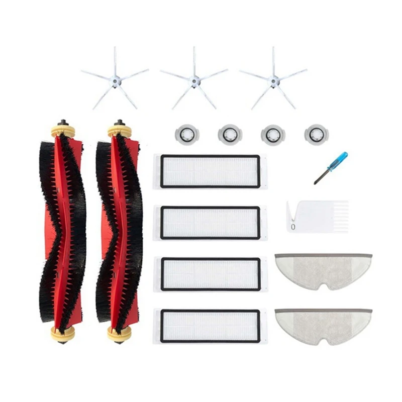 Main Brush Side Brush Hepa Filter Mop Cloth For Xiaomi Roborock S6 S5 Max S60 S65 Vacuum Cleaner Spare Parts