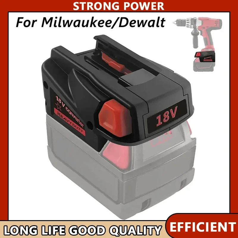 

Новый адаптер-конвертер ML18DL для литий-ионных аккумуляторов Mil-Waukee 18V M-18 для беспроводных электроинструментов Dewalt 20V