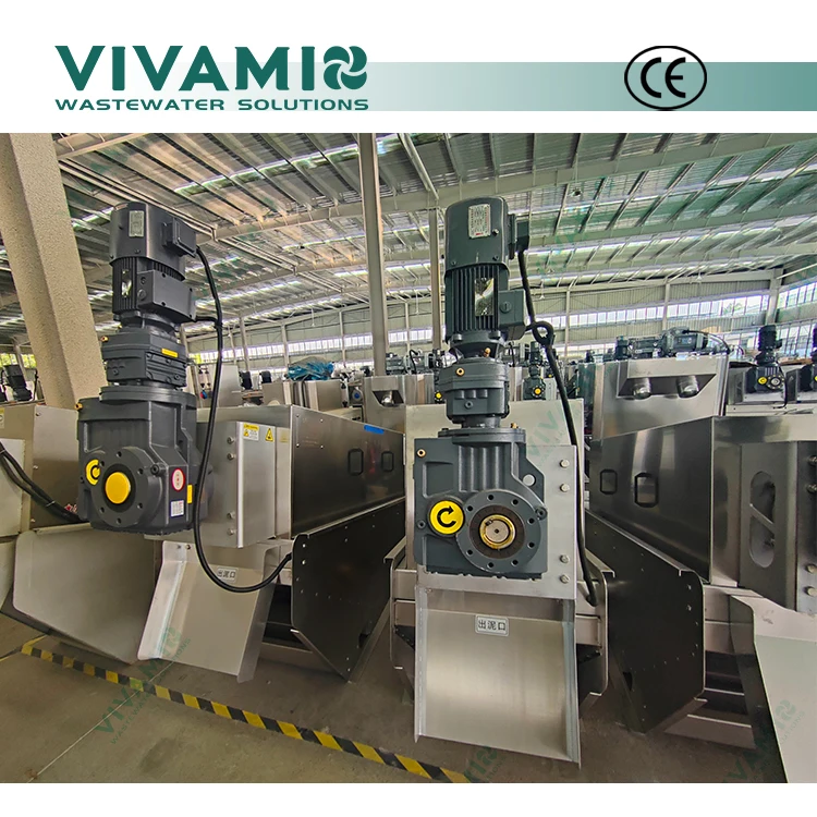 Compact Volute Screw Sludge Dewatering Machine for Petrochemical, Refinery and Oil-Contaminated Sludge Dewatering