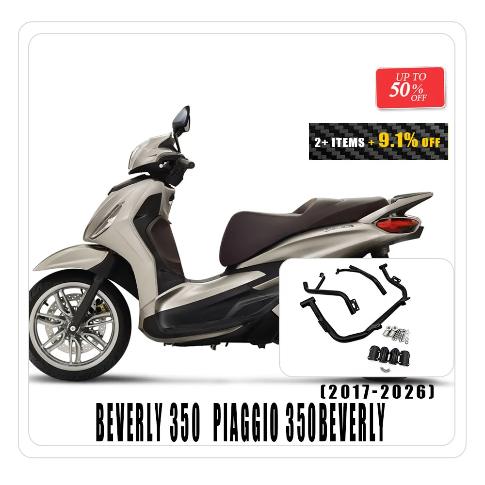 FOR Beverly 350 Beverly350 Piaggio 350Beverly 2017-2026 Anti-Rust Safety Bar  Resistant Long-Term Durability