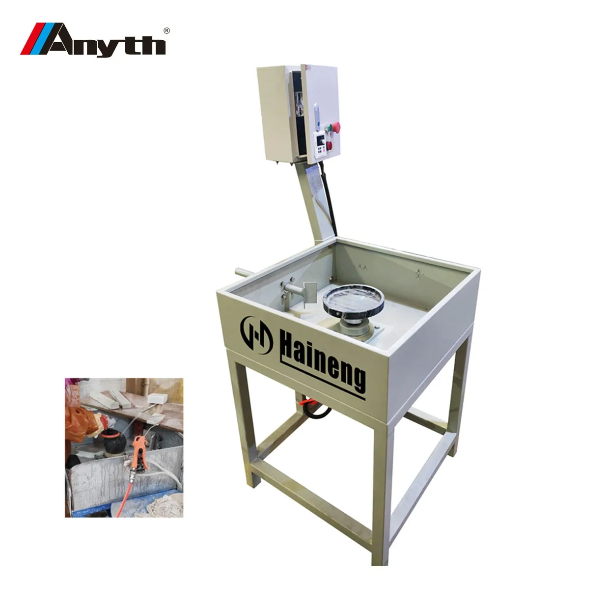 Small Compact Suction Cup Granite Marble Polisher Manual Stone Crafts Polishing Machine