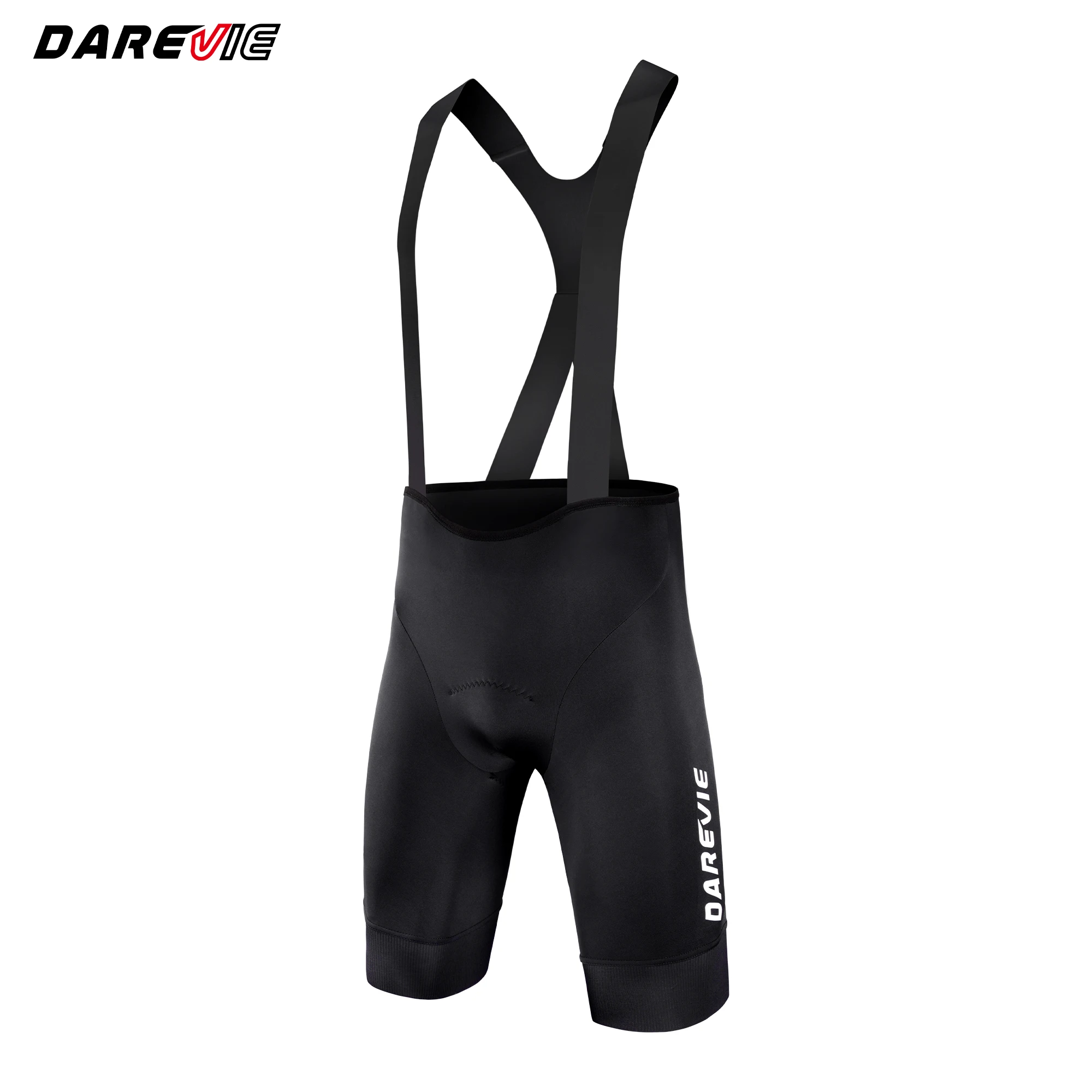 DAREVIE Bretelelle Herren-Radtrikot Italien Elastic Interface ® Pad Recycle PRO Level Trägerhose mit 6,5 cm Beinbündchen für Radsport