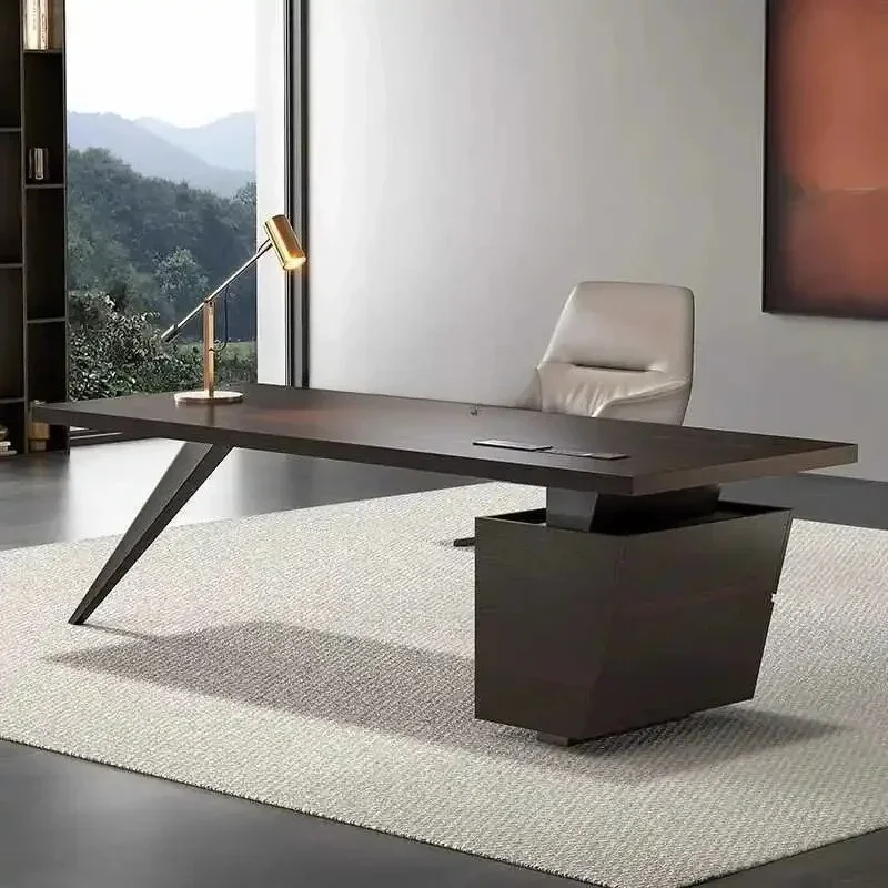 A Desk simple modern living room study home Italian minimalist computer desk