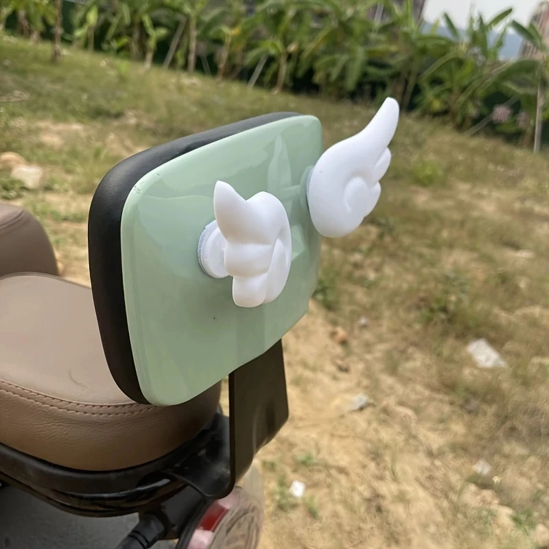 1 pair Motorcycle decoration accessories stickers spray paint angel wings helmet wings girls battery car clockwork cute pattern view 4