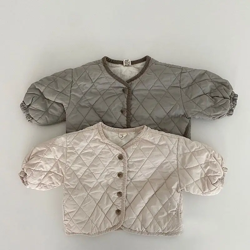 

Korean New Girls Warm Cotton Jacket Thickened Girl Winter Cotton Coat for BabyGirls Children's Autumn Winter Thick Cotton Coa