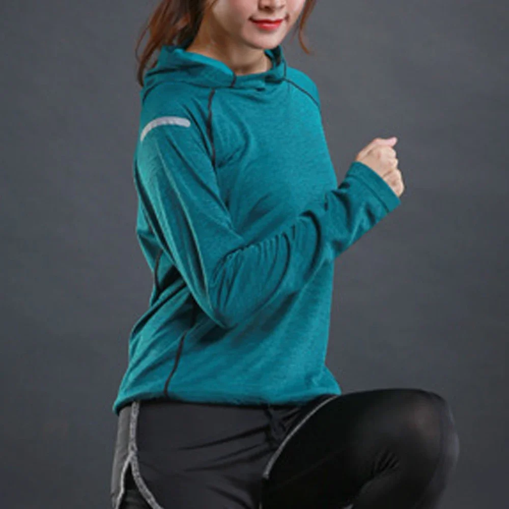 ใหม่ Hoodie เสื้อแจ็คเก็ตสําหรับชายคู่ 3 สีกีฬาฟิตเนส Night สะท้อนแสงกลางแจ้ง Jogging Lady GYM เสื้อกีฬา